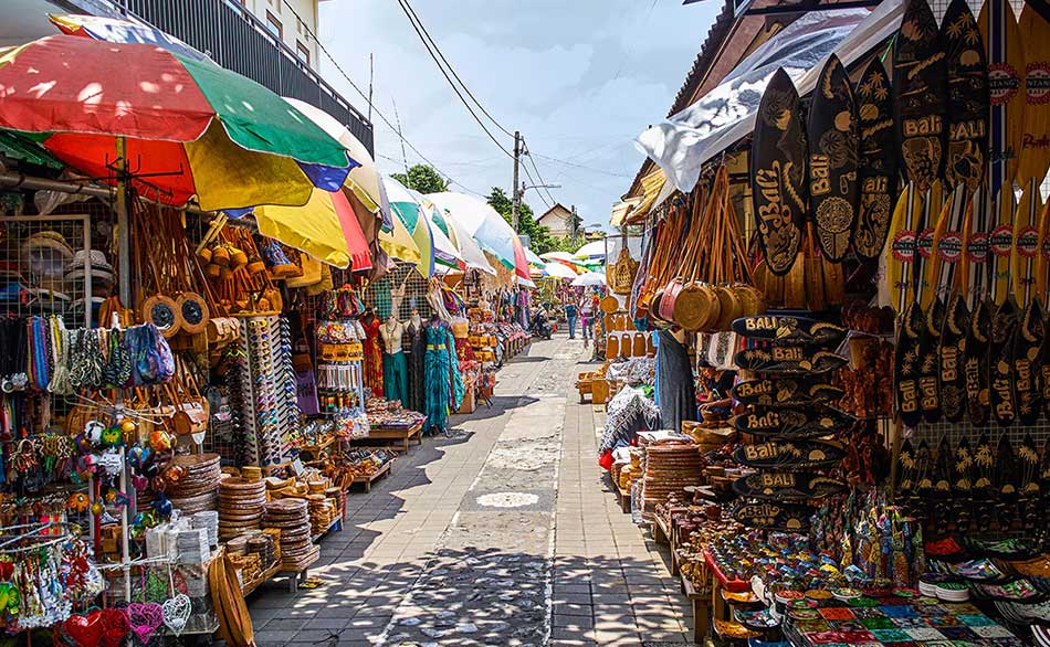 wisata pasar seni Kumbasari Bali